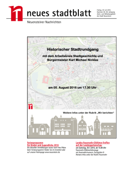 Historischer Stadtrundgang