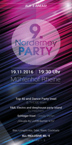 Flyer >> 9. Norderney-Party