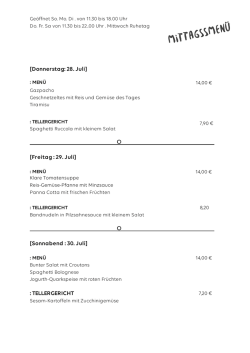 Diese Woche - Haus Kroneck Salis