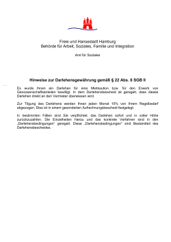 Hinweise zur Darlehensgew&auml;hrung - Deutsch (deu).