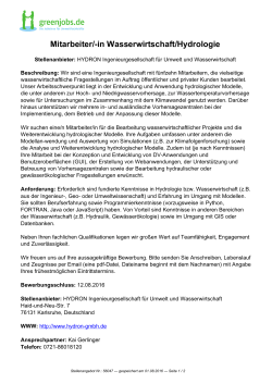 Dieses Stellenangebot als PDF speichern