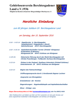 Herzliche Einladung - Bezirksverband der Hoergeschaedigten