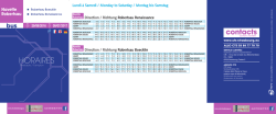 HORAIRES contacts