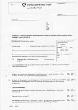 GZ Q Bundesagentur f&uuml;r Arbeit !