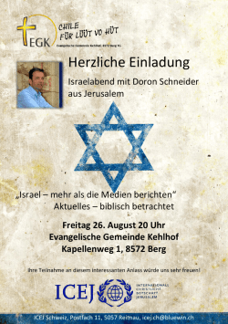 Herzliche Einladung - Evangelischen Gemeinde Kehlhof
