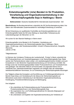 Dieses Stellenangebot als PDF speichern