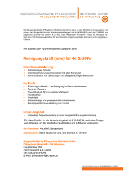 VAMED AG Brief deutsch - Burgenland Pflege / Burgenland Pflege