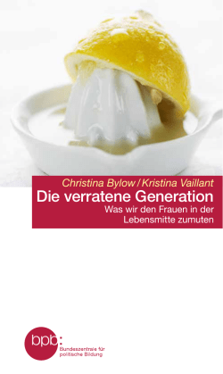 Die verratene Generation