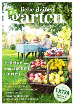 Bio Garten Magazin 2016