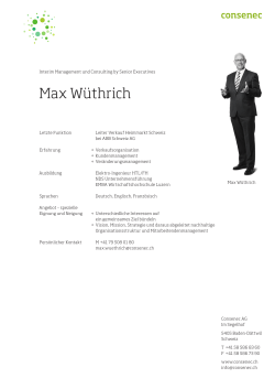 Max Wüthrich