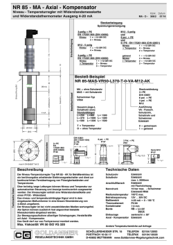 NR 85 - MA - Axial - Kompensator