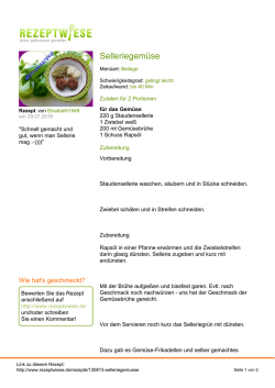 Selleriegemüse