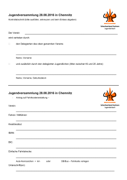 Mandatszettel - Jugendschachbund Sachsen
