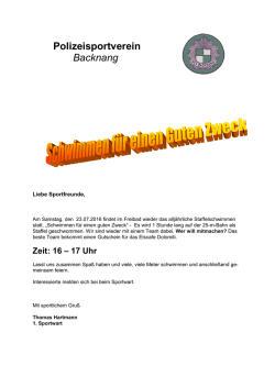 hier - Polizeisportverein Backnang