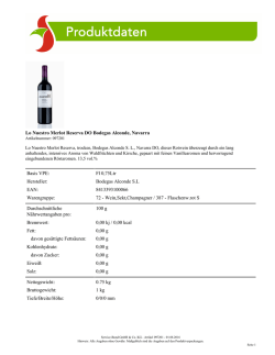 Lo Nuestro Merlot Reserva DO Bodegas Alconde, Navarra Basis VPE