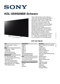 KDL-55W829BB Schwarz