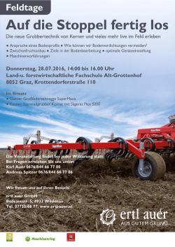 Einladung Feldtag Alt Grottenhof_28-07-2016
