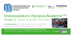 Endoskopiekurs Olympus-Akademie2016
