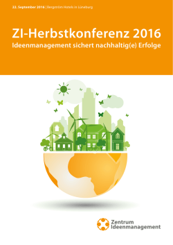Ideenmanagement in neuen Arbeitswelten, Berlin, 1.