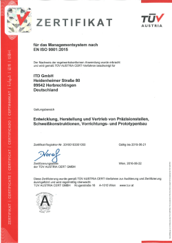 EN ISO 9001:2015