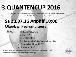 3.QUANTENCUP 2016