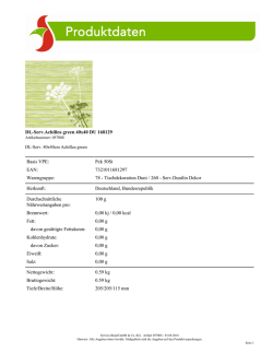 DL-Serv.Achillea green 40x40 DU 168129 Basis VPE: Pck 50St