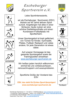 - Escheburger Sportverein eV