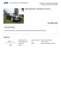 Porsche 911 Carrera 4 (1992) 52.900 EUR