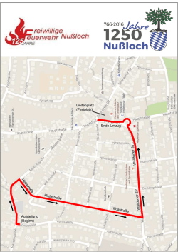 Festumzug Streckenplan_Umzug_Jubilaeum2016