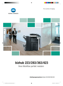 bizhub 223/283/363/423 - Gebrauchte Drucker und Kopierer