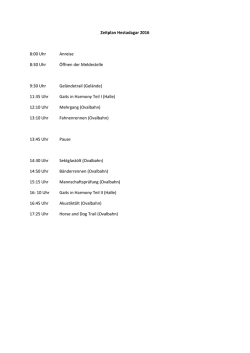 Zeitplan - ipzv