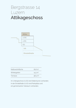 Grundriss Attika