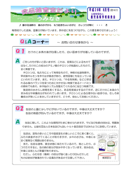 検査室だより8月号 - 鹿児島県学校給食会
