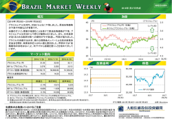 ブラジルマーケットウィークリー 2016年7月27日