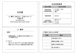 広告メッセージ