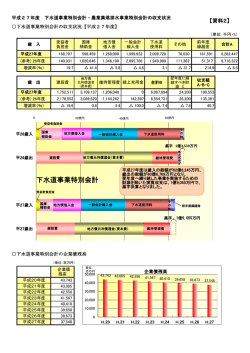 下水道事業特別会計の収支状況