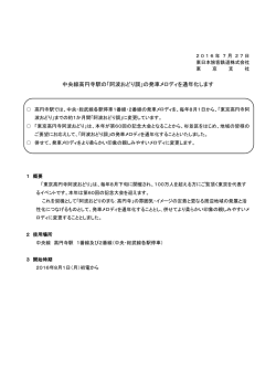 中央線高円寺駅の「阿波おどり調」の発車メロディを通年化し