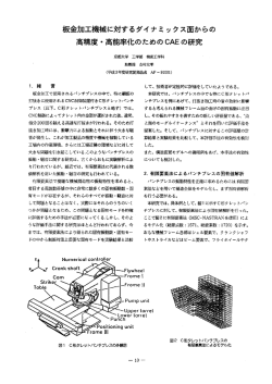 板金加工機械に対するダイナミックス面からの高精度・高能率化のための