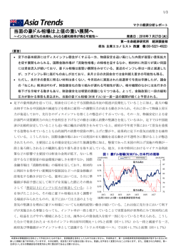 Economic Indicators 定例経済指標レポート