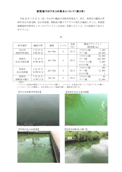 平成28年度第2号琵琶湖でのアオコの発生について（PDF：499KB）