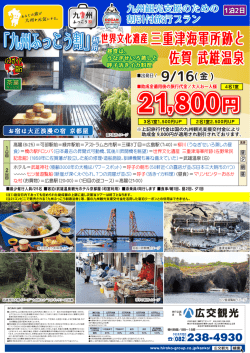 ｢九州ふっこう割｣利用 世界文化遺産 三重津海軍所跡と佐賀 武雄温泉 1