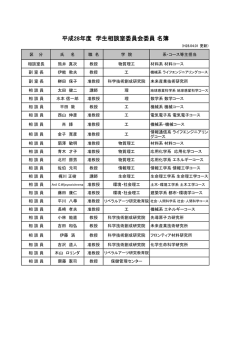学生相談室相談員リスト（PDFファイル）