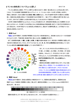 マンセル表色系についてちょっと詳しく - Mottai-Navi