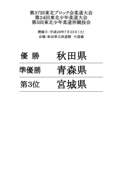 東北ブロック結果 会員