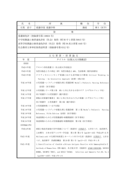 詳細プロフィール