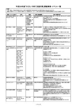 子ども・子育て支援月間