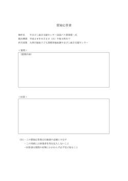 質問書（PDF：66.9KB）