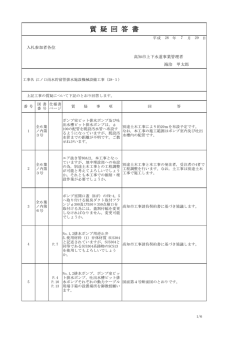 質疑回答書