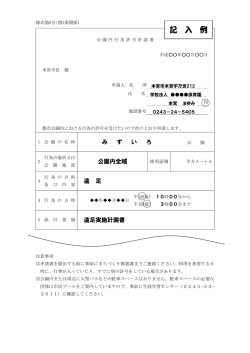 記 入 例
