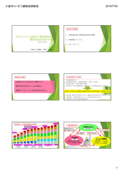 小金井リハビリ連絡会研修会 2016/7/30 1